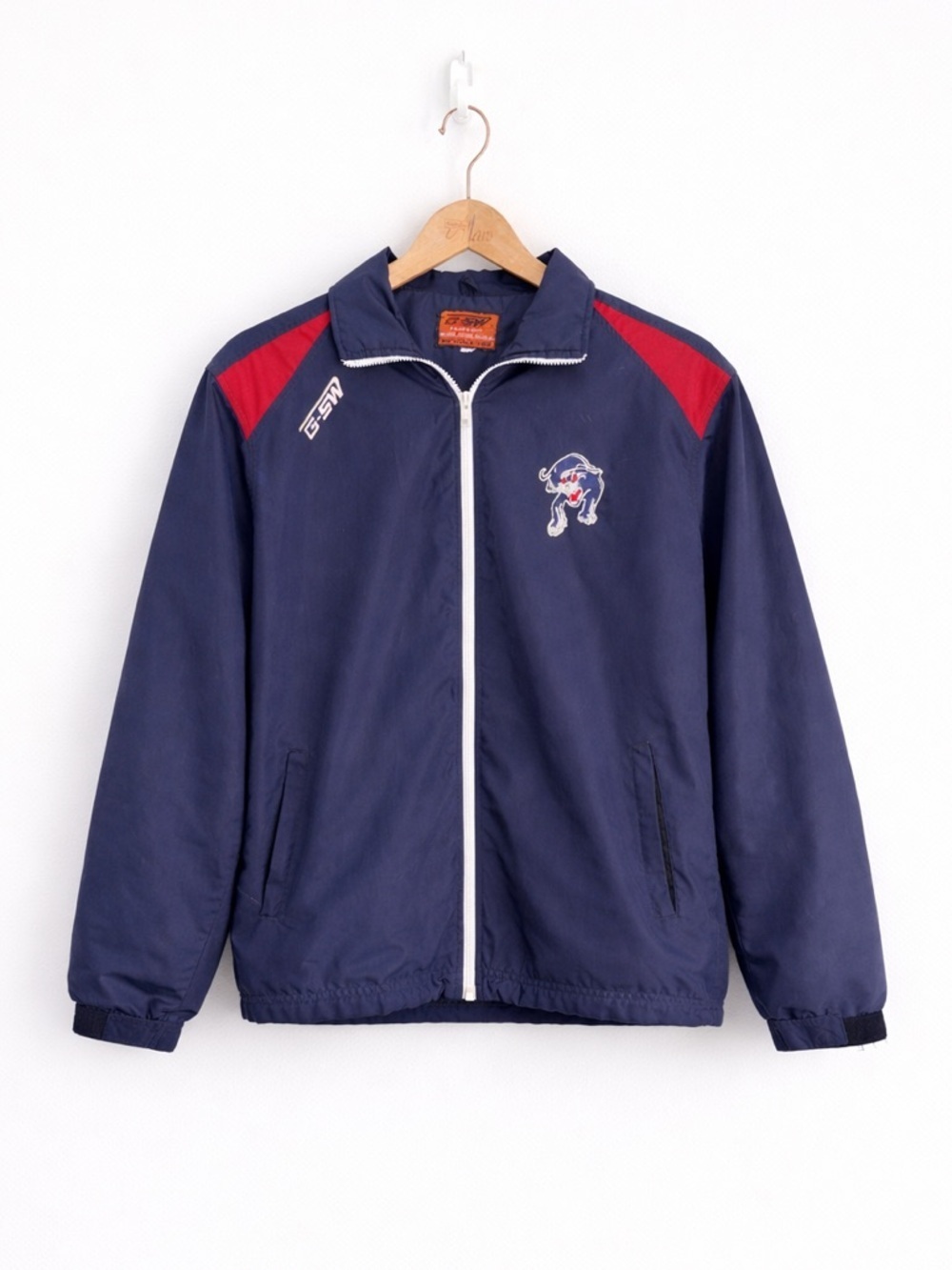 Vintage Panthers Hockey Team Windbreaker Jacket - Logo - Size L